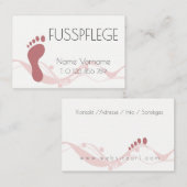 fusspflege 名刺 (正面/裏面)