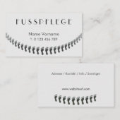 fusspflege 名刺 (正面/裏面)