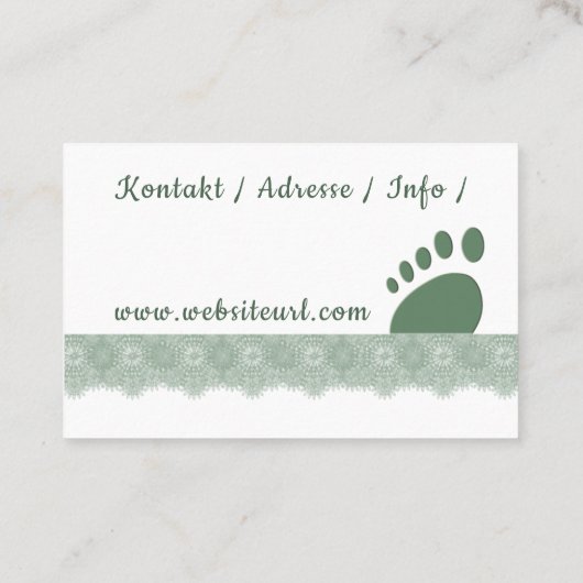 Fusspflege 名刺 (裏面)