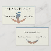 fusspflege 名刺 (正面/裏面)
