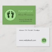 fusspflege 名刺 (正面/裏面)