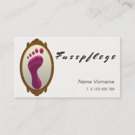 fußpflege 名刺