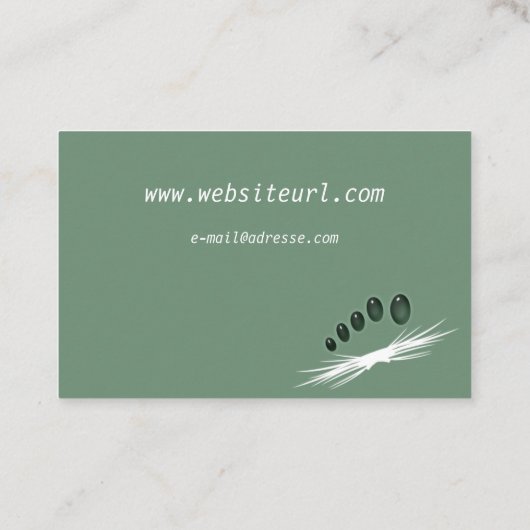 Fusspflege 名刺 (裏面)