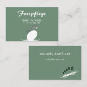 Fusspflege 名刺 (正面/裏面)