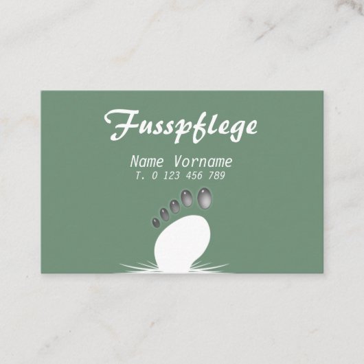 Fusspflege 名刺 (正面)