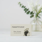 Fusspflege 名刺 (スタンド正面)