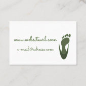 Fusspflege 名刺 (裏面)