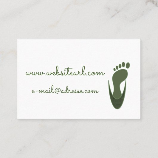 Fusspflege 名刺 (裏面)