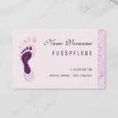 fusspflege 名刺 (正面)