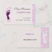 fusspflege 名刺 (正面/裏面)