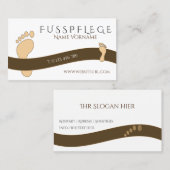 fußpflege 名刺 (正面/裏面)