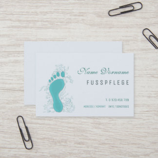 fusspflege 名刺