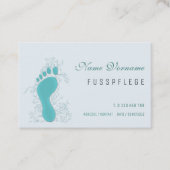 fusspflege 名刺 (正面)