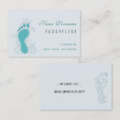 fusspflege 名刺 (正面/裏面)