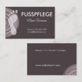 fusspflege 名刺 (正面/裏面)