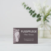 fusspflege 名刺 (スタンド正面)