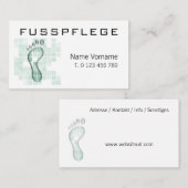 fusspflege 名刺 (正面/裏面)