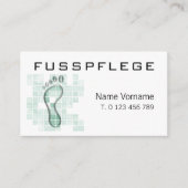 fusspflege 名刺 (正面)