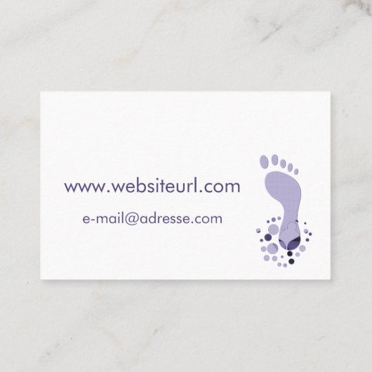 Fusspflege 名刺 (裏面)