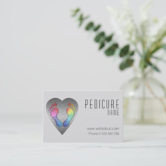 fusspflege 名刺 (スタンド正面)