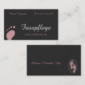 fusspflege 名刺 (正面/裏面)