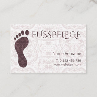 fusspflege 名刺