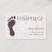 fusspflege 名刺 (正面)