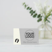 Fußpflege mit Vorlage LOGO 名刺 (スタンド正面)