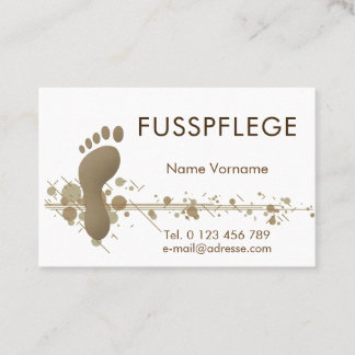 Fusspflege Pediküre 名刺