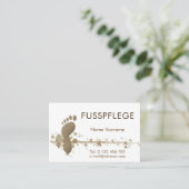 Fusspflege Pediküre 名刺 (スタンド正面)