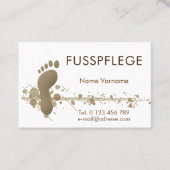 Fusspflege Pediküre 名刺 (正面)