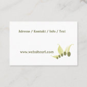 Fußpflege Pediküre 名刺 (裏面)