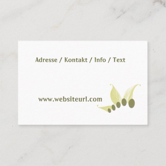 Fußpflege Pediküre 名刺 (裏面)