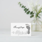 Fußpflege Pediküre 名刺 (スタンド正面)