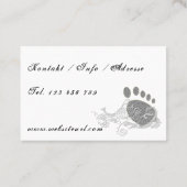 Fußpflege Pediküre 名刺 (裏面)