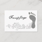 Fußpflege Pediküre 名刺 (正面)