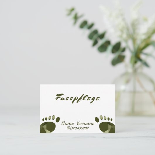 Fusspflege Pedis 名刺 (スタンド正面)
