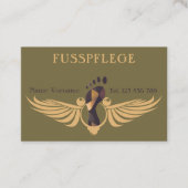 Fusspflege Podologe 名刺 (正面)