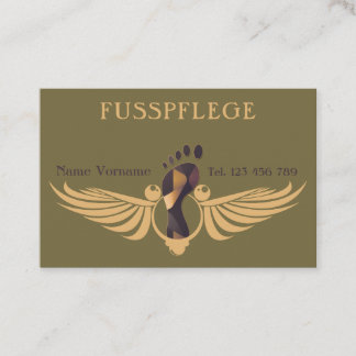 Fusspflege Podologe 名刺