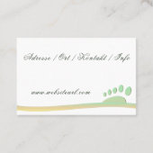 Fußpflege Podologe 名刺 (裏面)