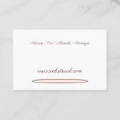 Fusspflege Podologe 名刺 (裏面)