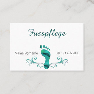 Fusspflege Podologe 名刺