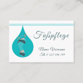 Fusspflege Podologe 名刺 (正面)