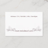 Fusspflege Podologe 名刺 (裏面)