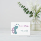 Fusspflege Podologe 名刺 (スタンド正面)