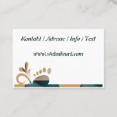 Fusspflege Podologe 名刺 (裏面)