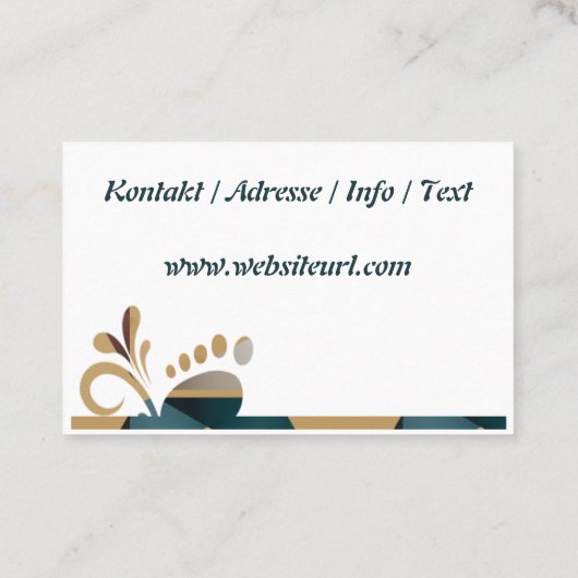 Fusspflege Podologe 名刺 (裏面)