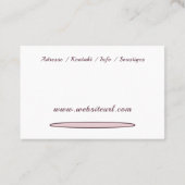 Fusspflege Podologe 名刺 (裏面)