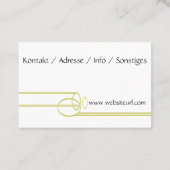 Fusspflege Podologe 名刺 (裏面)