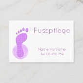Fusspflege Podologe 名刺 (正面)